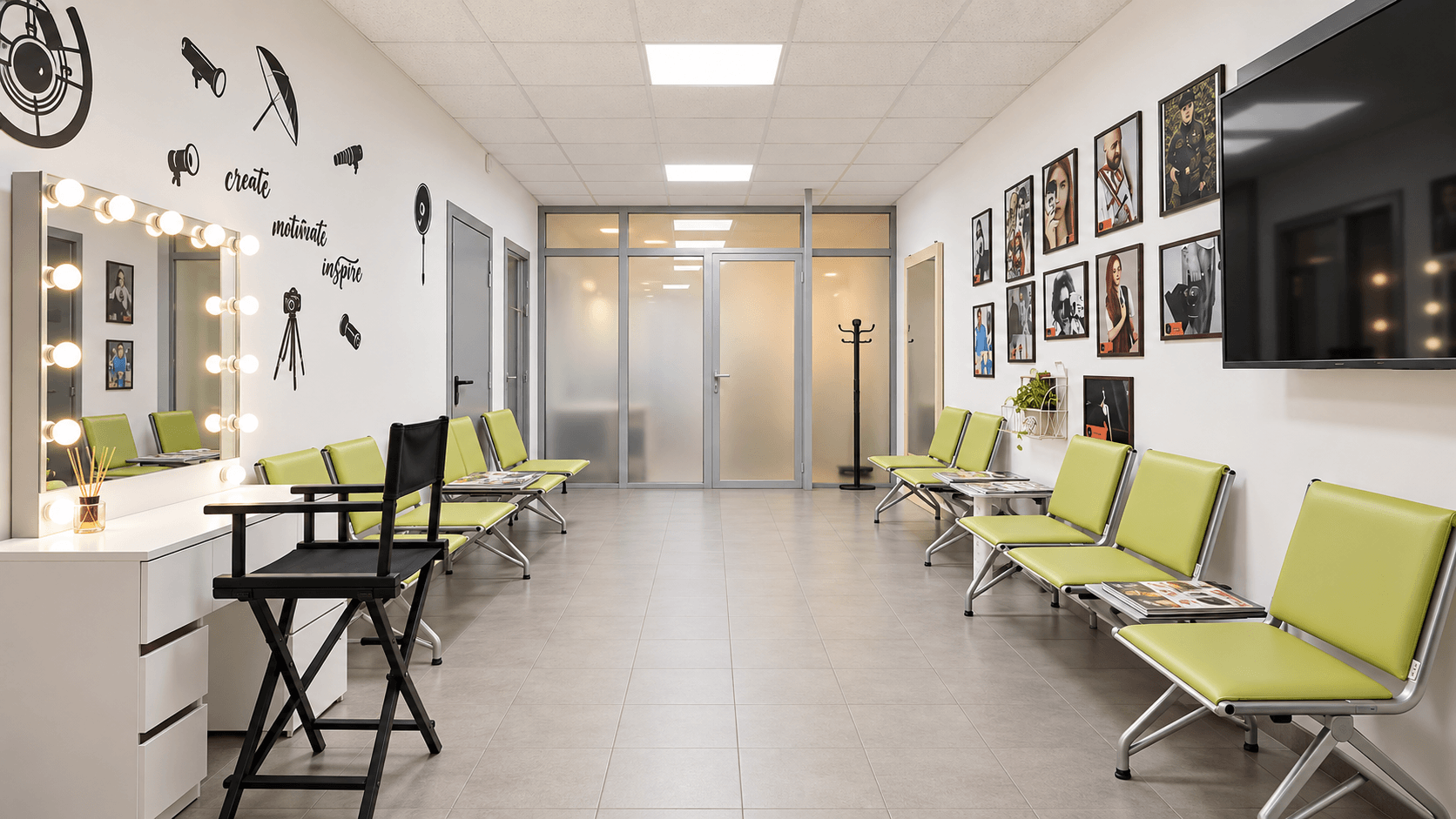 Cyclorama Studio — перед началом съёмки
